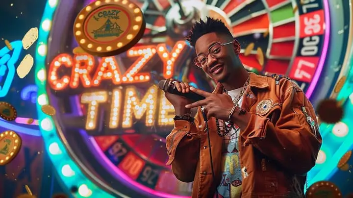 1777BDT11 Crazy Time host-led gameplay scene highlighting energetic casino show elements 1777BDT11 Crazy Time host-led gameplay scene